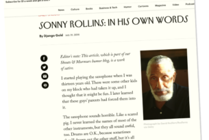 SonnyRollinsSatireNewYorker